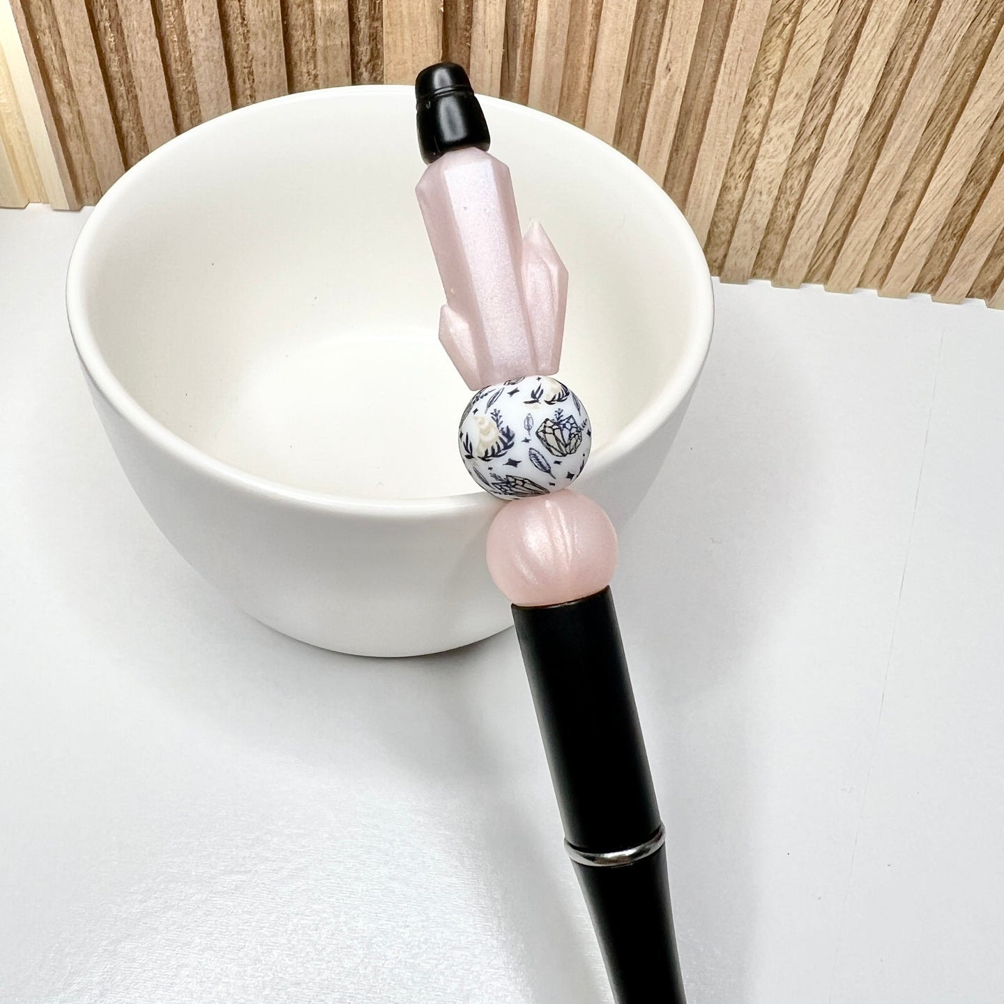 Pink Crystal Plastic Pen